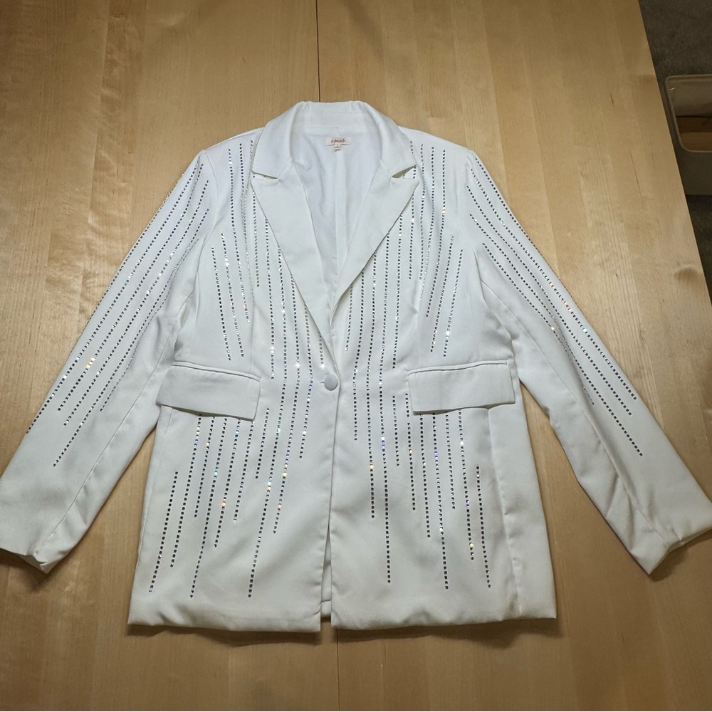 Buckle - Oversized Rhinestone Blazer - Picture 4 of 5